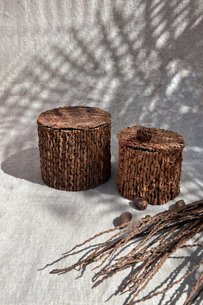 Baúl de madera reciclada hecho a mano -Baúles, Cajas y Cestas